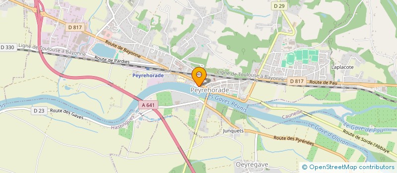 localisation de l'entreprise SCI FAVEC  PEYREHORADE