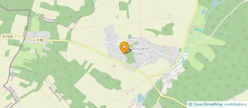 localisation de l'entreprise SCI FAVEROLLES  LA BOISSIERE-ECOLE