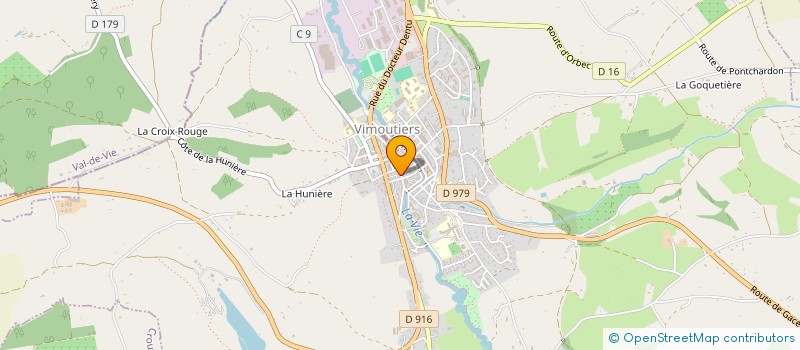 localisation de l'entreprise SCI FAVEY à VIMOUTIERS