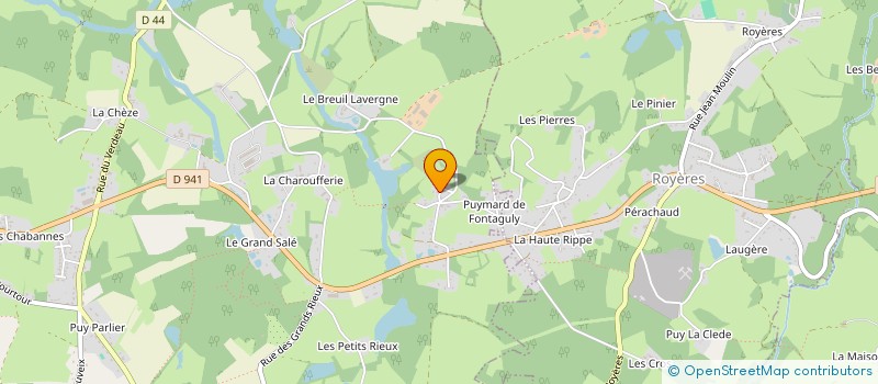 localisation de l'entreprise SCI FAVEYRIAL DE LIMA à SAINT-JUST-LE-MARTEL