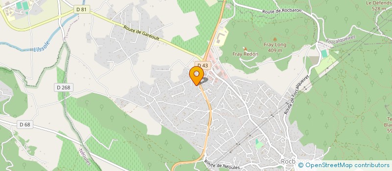 localisation de l'entreprise SCI FAVEYROLLES  ROCBARON