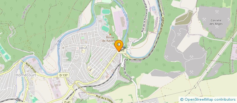 localisation de l'entreprise SCI FAVI  JUF