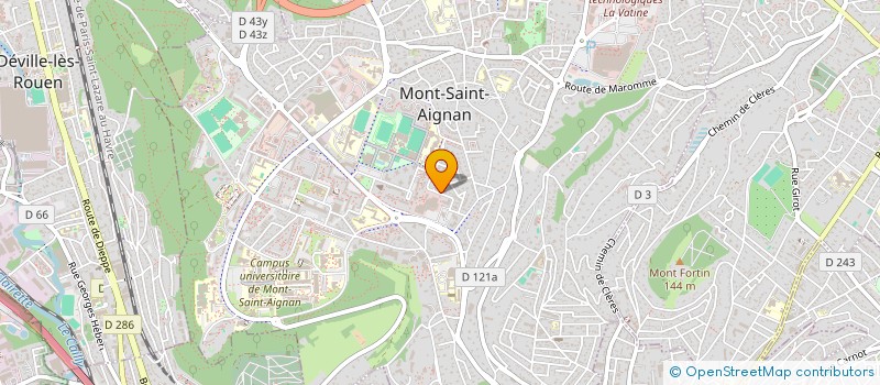 localisation de l'entreprise SCI  FAVIC  MONT-SAINT-AIGNAN