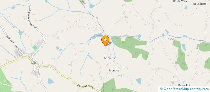 localisation de l'entreprise SCI FAVIE  REALVILLE