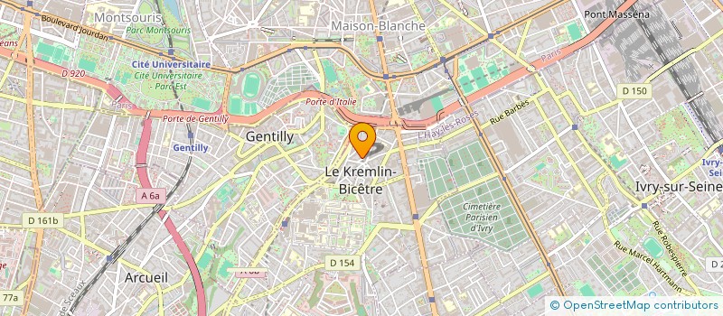 localisation de l'entreprise SCI FAVIE à LE KREMLIN-BICETRE
