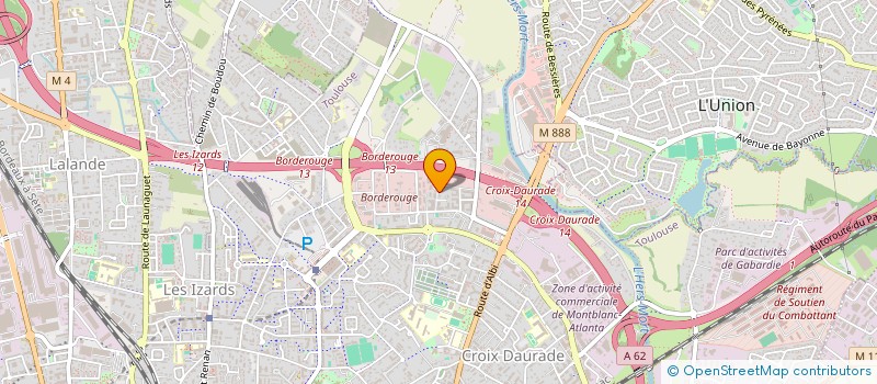 localisation de l'entreprise SCI FAVIER à TOULOUSE