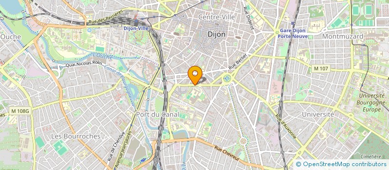 localisation de l'entreprise SCI FAVIER à DIJON