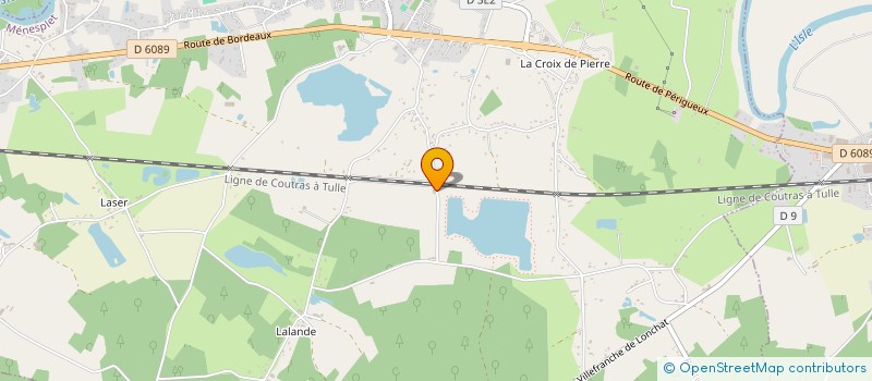 localisation de l'entreprise SCI FAVIERES  MONTPON-MENESTEROL