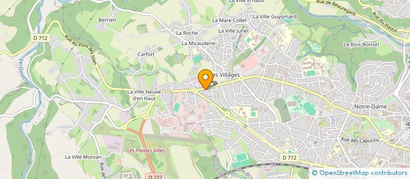 localisation de l'entreprise SCI FAVIGO à SAINT-BRIEUC