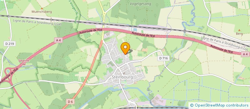 localisation de l'entreprise SCI FAVINGUI  STEINBOURG