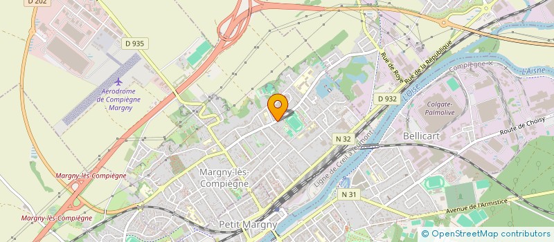 localisation de l'entreprise SCI FAVIR  MARGNY-LES-COMPIEGNE