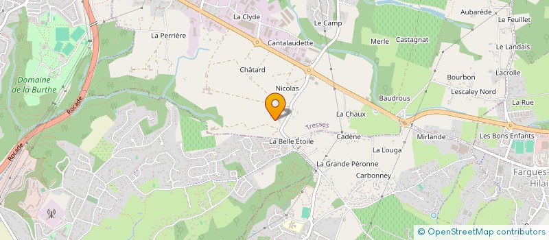 localisation de l'entreprise SCI FAVOLS  TRESSES