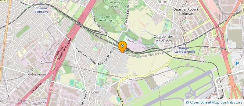 localisation de l'entreprise SCI FAVORITE à WISSOUS