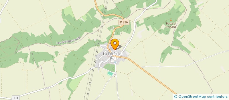 localisation de l'entreprise SCI FAVRE  LA FORET-LE-ROI