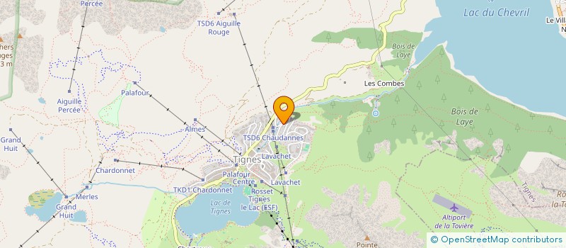 localisation de l'entreprise SCI FAVRE  TIGNES