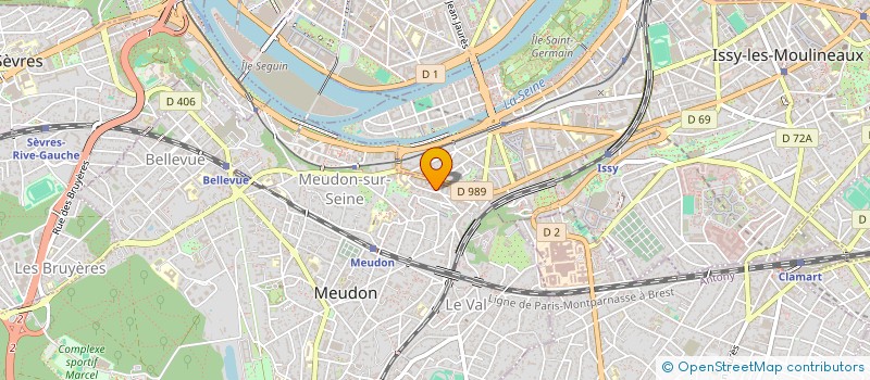 localisation de l'entreprise SCI FAVRE à MEUDON