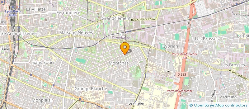 localisation de l'entreprise SCI FAVRE ALTIMAG  LYON