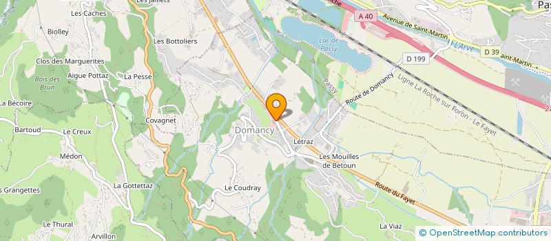 localisation de l'entreprise SCI FAVRET IMMOBILIER  DOMANCY