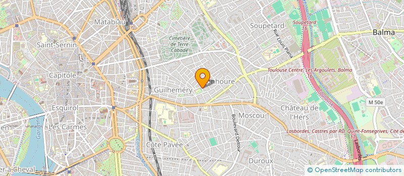 localisation de l'entreprise SCI FAVRIAU à TOULOUSE