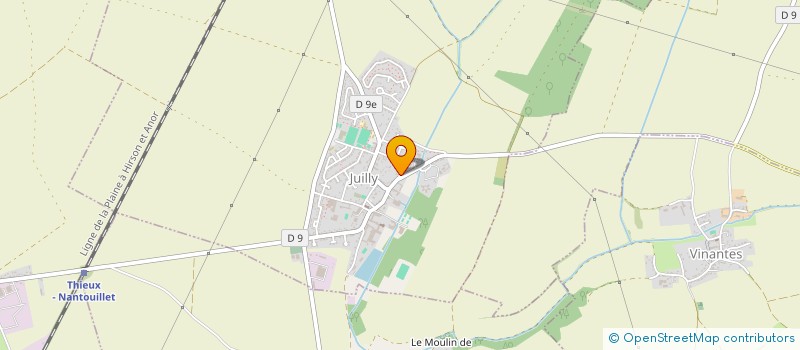 localisation de l'entreprise SCI FAVROLE à JUILLY