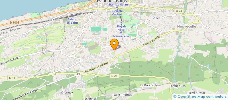 localisation de l'entreprise SCI FAWAGHI  EVIAN-LES-BAINS