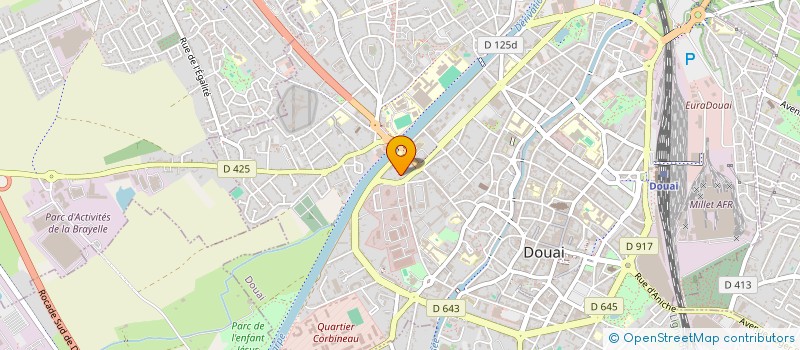 localisation de l'entreprise SCI FAXAM à DOUAI