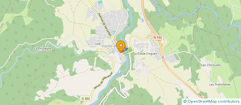 localisation de l'entreprise SCI FAXEL  VIEILLE-BRIOUDE