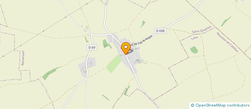 localisation de l'entreprise SCI FAY  RENANSART