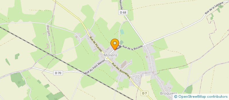 localisation de l'entreprise SCI FAY  MOLIENS