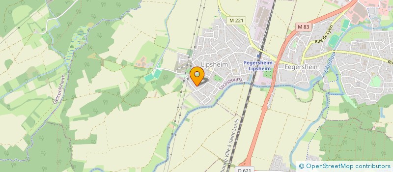 localisation de l'entreprise SCI FAY RHINN  LIPSHEIM