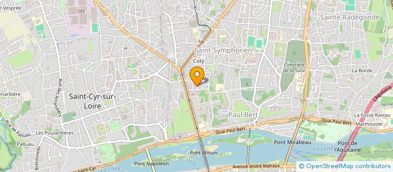 localisation de l'entreprise SCI FAYA IMMOBILIER à TOURS