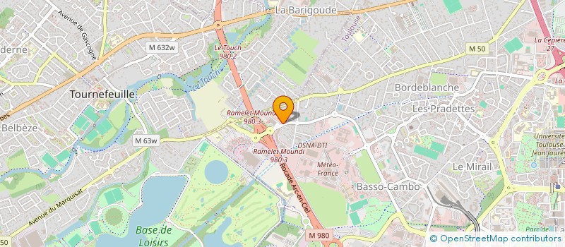 localisation de l'entreprise SCI FAYARD 2000 à TOULOUSE