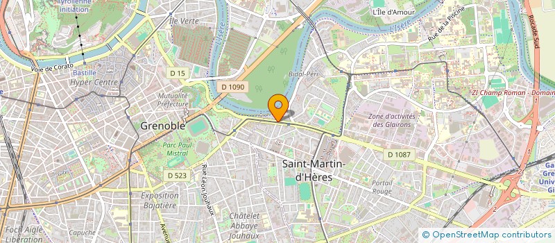 localisation de l'entreprise SCI FAYE  SAINT-MARTIN-D'HERES