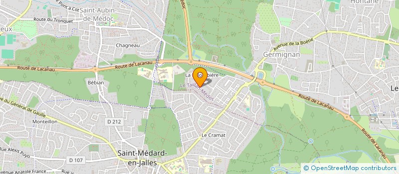 localisation de l'entreprise SCI FAYEA  LE TAILLAN-MEDOC