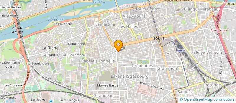 localisation de l'entreprise SCI FAYENCE à TOURS