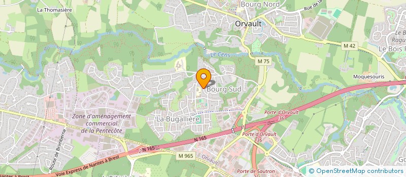 localisation de l'entreprise SCI FAYENCE à ORVAULT