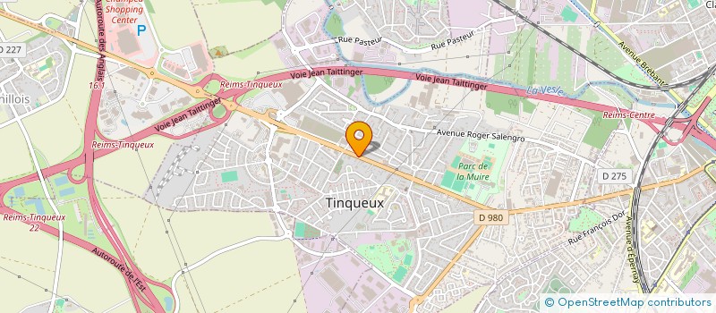 localisation de l'entreprise SCI FAYET TINQUEUX  TINQUEUX