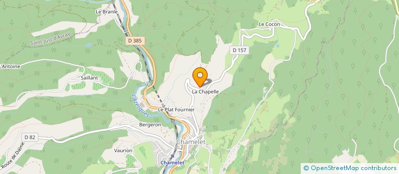 localisation de l'entreprise SCI FAYOLLE LAIR  CHAMELET