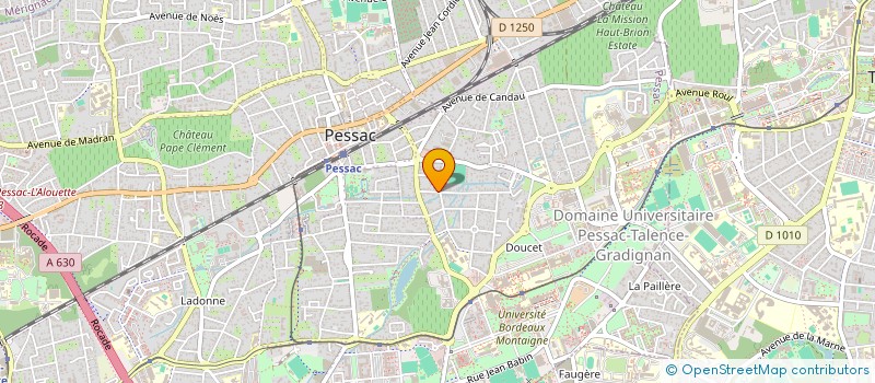 localisation de l'entreprise SCI FAYON  PESSAC