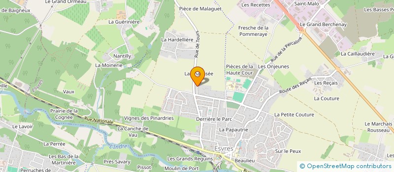 localisation de l'entreprise SCI FAYOTE  ESVRES