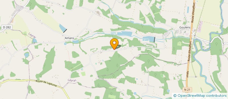 localisation de l'entreprise SCI FAYRIES  LAYRAC