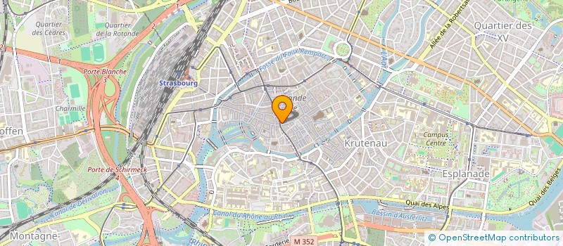 localisation de l'entreprise SCI FAZELI  STRASBOURG