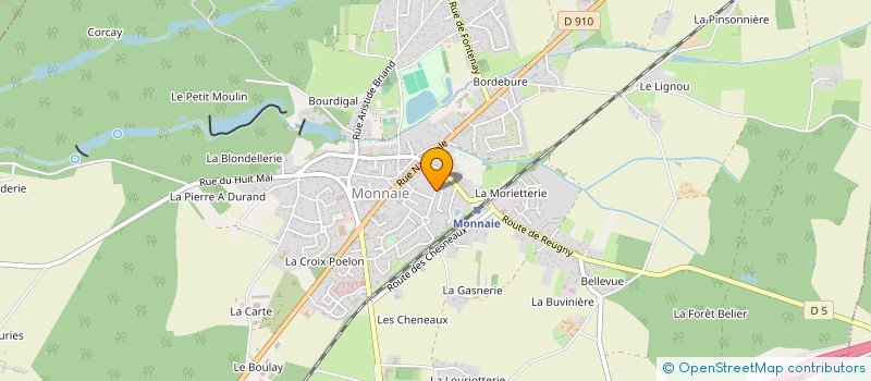 localisation de l'entreprise SCI FAZIKIL  MONNAIE