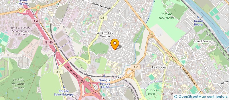 localisation de l'entreprise SCI FAZZ à RIS-ORANGIS