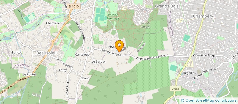 localisation de l'entreprise SCI FB  GRADIGNAN