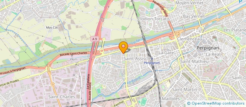 localisation de l'entreprise SCI FB  PERPIGNAN