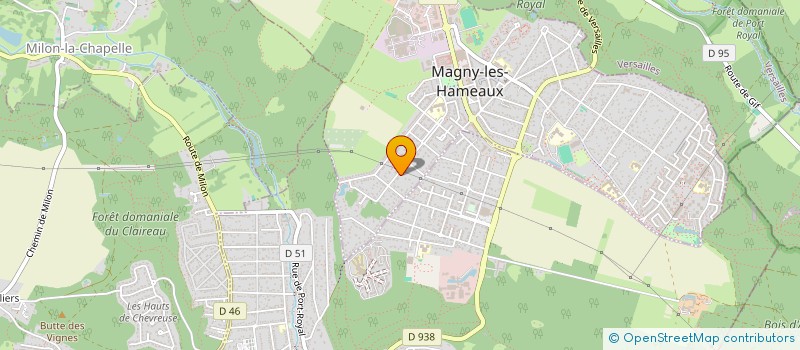 localisation de l'entreprise SCI FB  MAGNY-LES-HAMEAUX