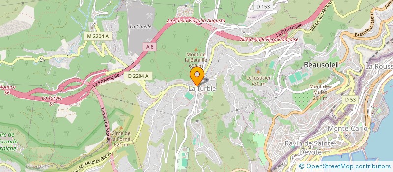 localisation de l'entreprise SCI FB à LA TURBIE