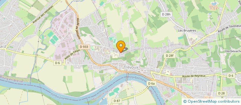 localisation de l'entreprise SCI FB IMMO  TREVOUX