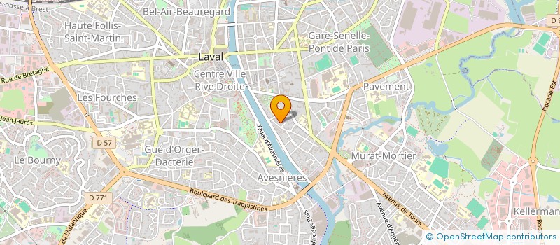 localisation de l'entreprise SCI FB IMMOBILIER à LAVAL